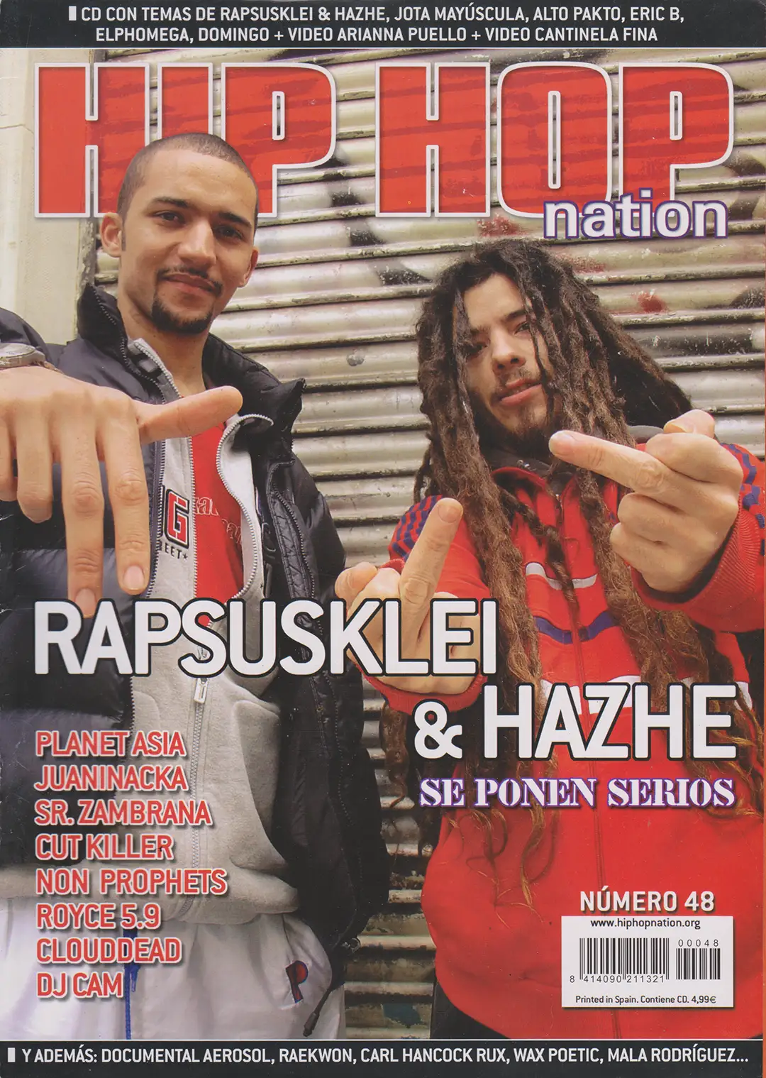 Portada HipHopNation Número 48 (Julio de 2004)